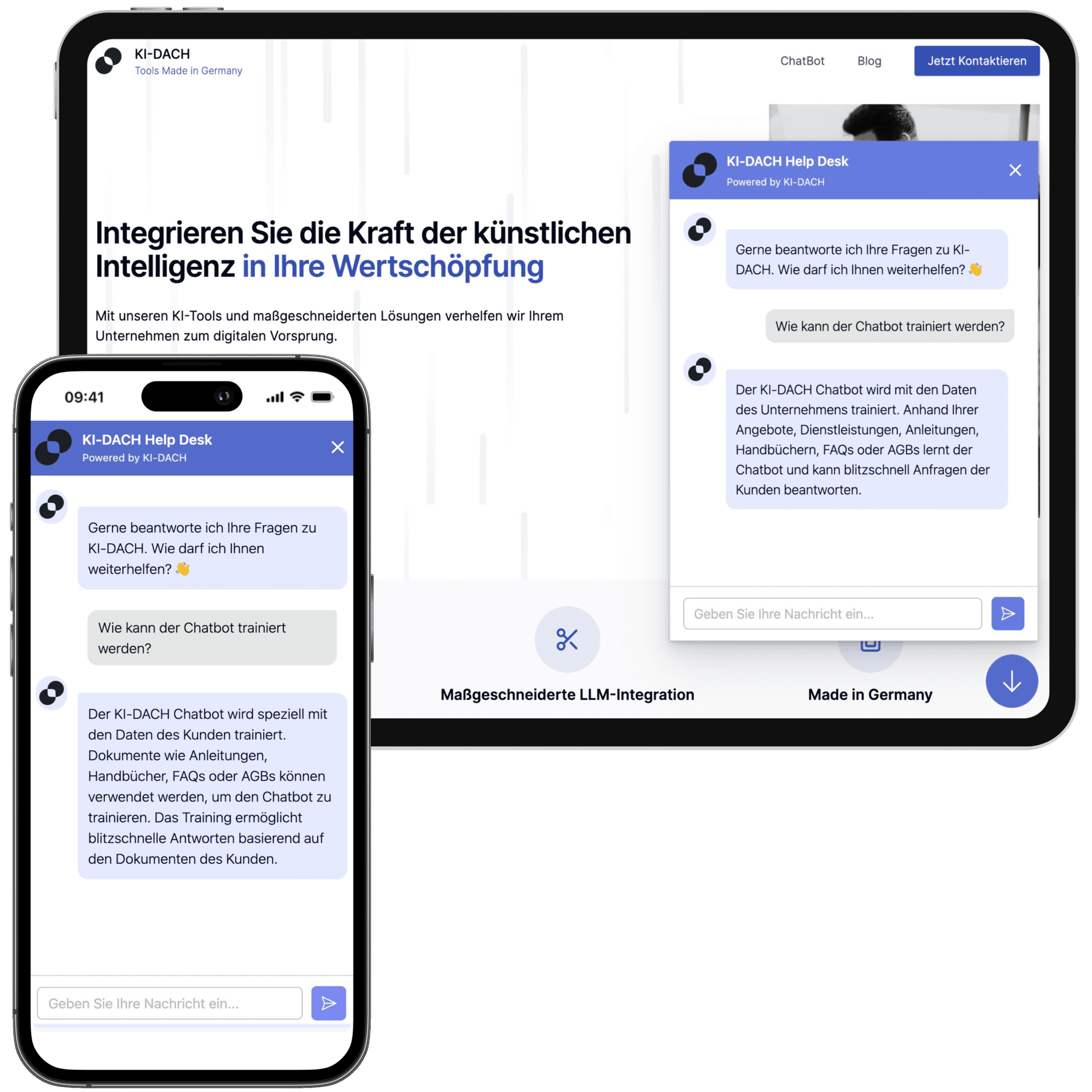 KI-Dach Chatbot Banner